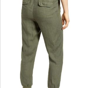 Caslon Green linen pants